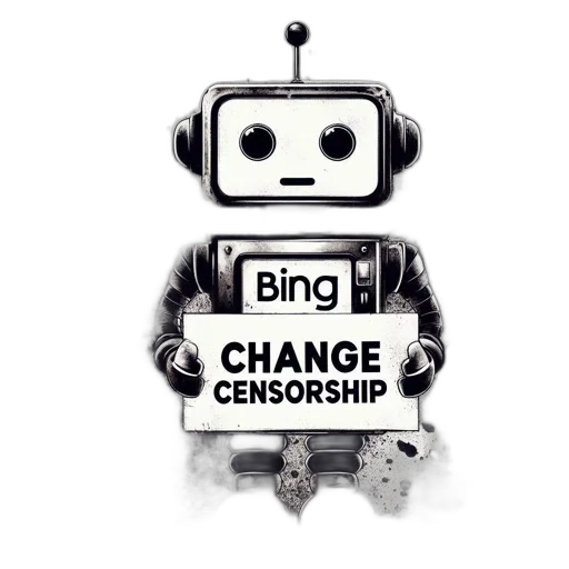 robot, 3d render, pixel art, cyberpunk, black, white, illustration, features transparent PNG cut-out