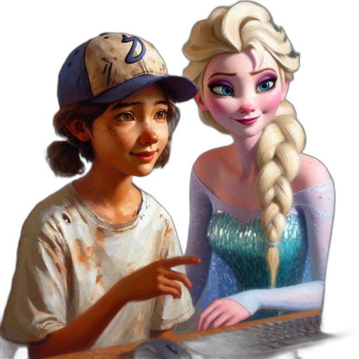 fantasy art, concept art, pixel art, cartoon, snow, underwater, forest, fire transparent PNG cut-out