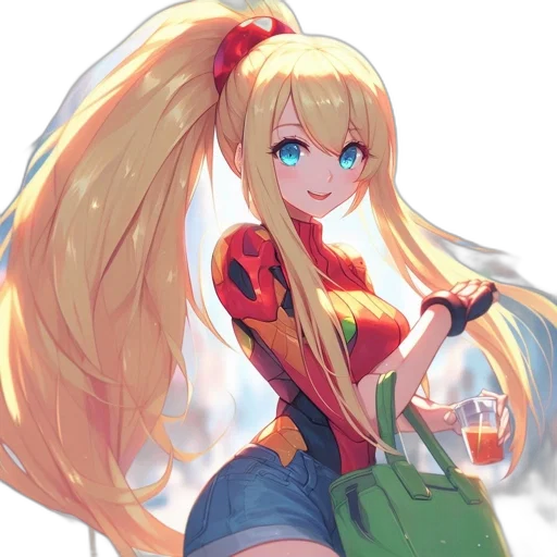 dragon, weapon, dress, flower, anime, fantasy art, pixel art, concept art transparent PNG cut-out