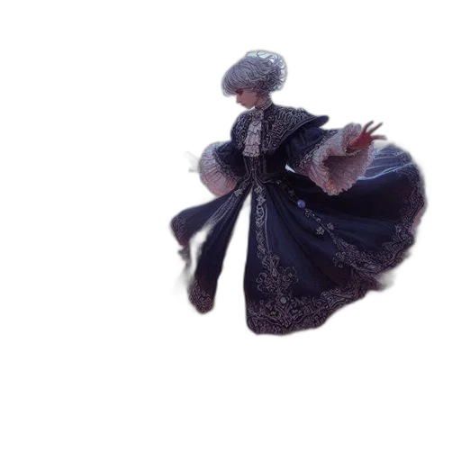dress, creature, dragon, crown, concept art, 3d render, fantasy art, watercolor transparent PNG cut-out