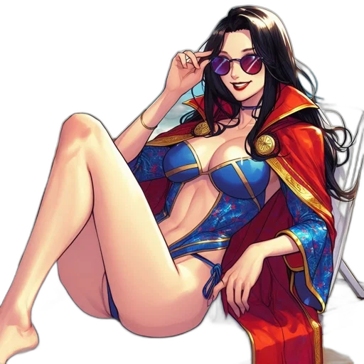 dress, comic book art, fantasy art, pixel art, concept art, colorful, animated, female transparent PNG cut-out