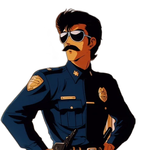 staff, jacket, cartoon, concept art, comic book art, pixel art, animated, figure transparent PNG cut-out