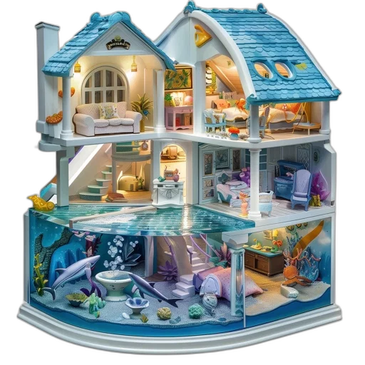 building, furniture, 3d render, concept art, photorealistic, underwater, outer space, night transparent PNG cut-out