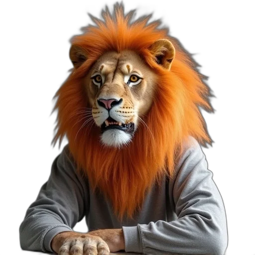 animal, staff, crown, creature, photorealistic, concept art, 3d render, fantasy art transparent PNG cut-out