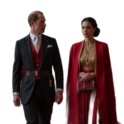crown, red, duke, duchess transparent PNG cut-out