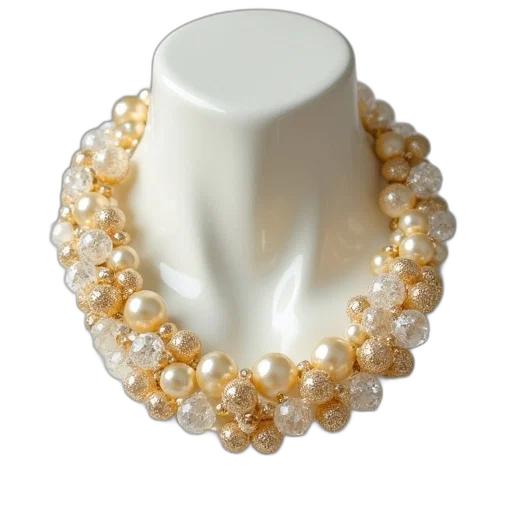 jewelry, crown, ivory, collar transparent PNG cut-out