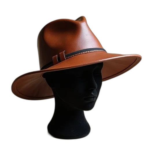 hat, mask, crown, 3d render, free, leather, sewing, pattern transparent PNG cut-out
