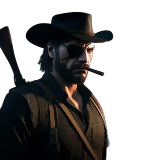 weapon, hat, staff, concept art, 3d render, photorealistic, comic book art, man transparent PNG cut-out