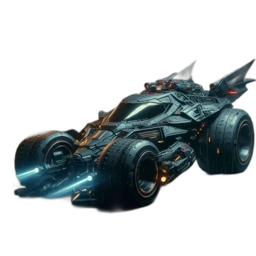car, weapon, dragon, creature, concept art, 3d render, fantasy art, cyberpunk transparent PNG cut-out