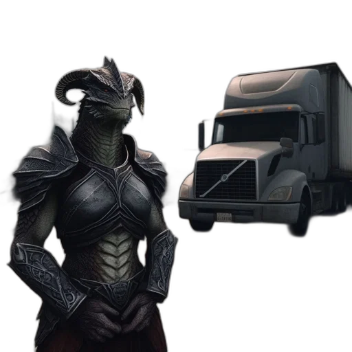 robot, dragon, weapon, mask, concept art, fantasy art, 3d render, pixel art transparent PNG cut-out