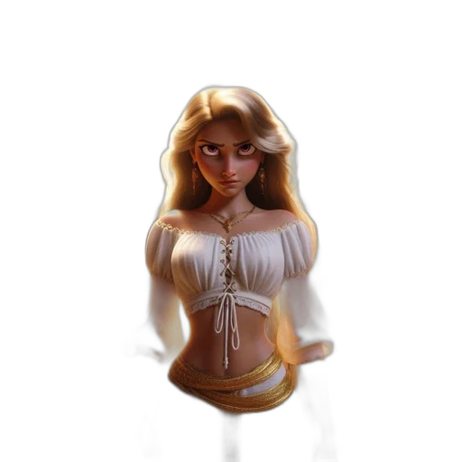 jewelry, dress, crown, 3d render, concept art, fantasy art, pixel art, underwater transparent PNG cut-out