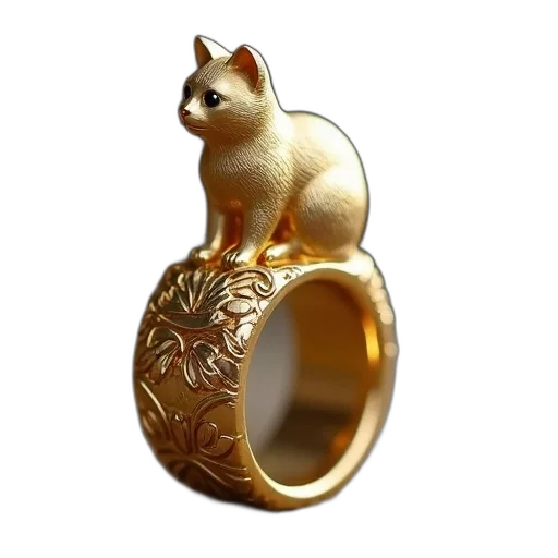 jewelry, furniture, 3d render, photorealistic, fantasy art, gold, ring, detailed transparent PNG cut-out