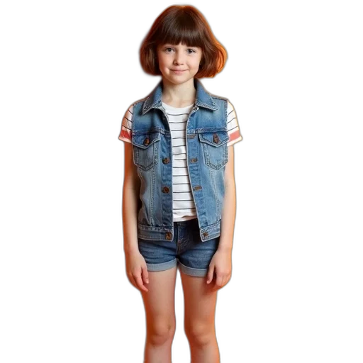 jacket, hair, dress, hat, photorealistic, 3d render, concept art, young transparent PNG cut-out