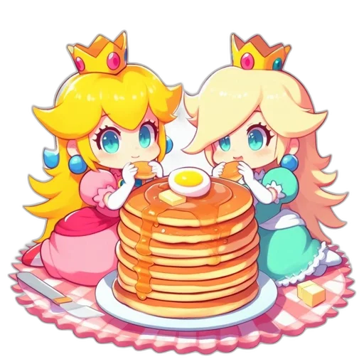food, dress, crown, pixel art, vaporwave, concept art, anime, pastel transparent PNG cut-out