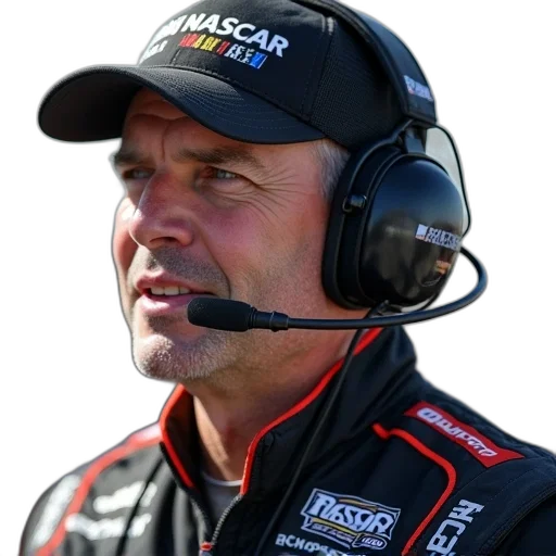 nascar, commentator, microphone, his transparent PNG cut-out