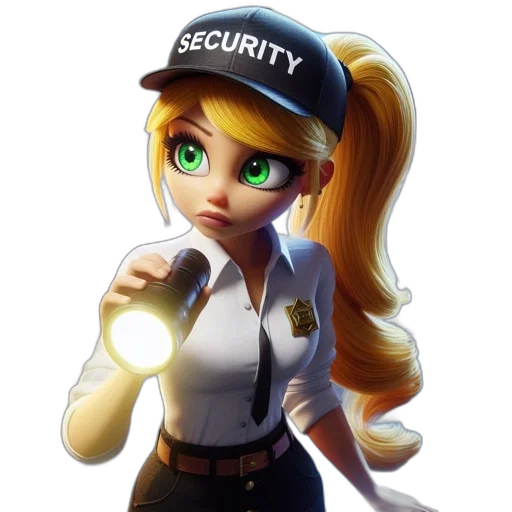 staff, cartoon, concept art, pixel art, anime, animated, security, guard transparent PNG cut-out