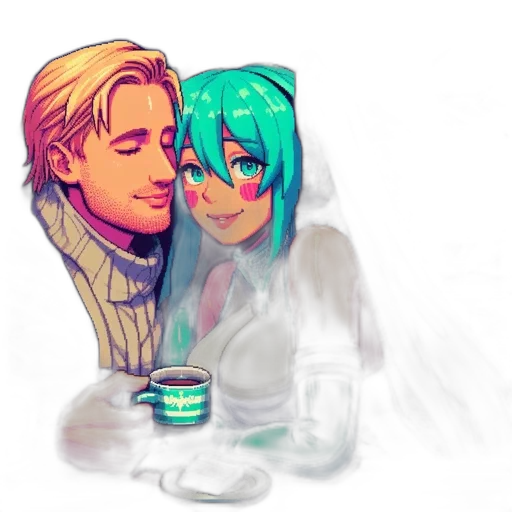 watercolor, vaporwave, pixel art, concept art, fog, underwater, snow, rain transparent PNG cut-out