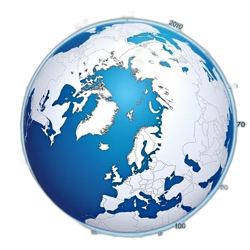 3d render, graphing, sea, ice transparent PNG cut-out