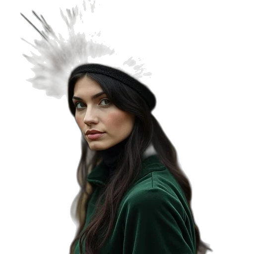 hat, crown, staff, jacket transparent PNG cut-out