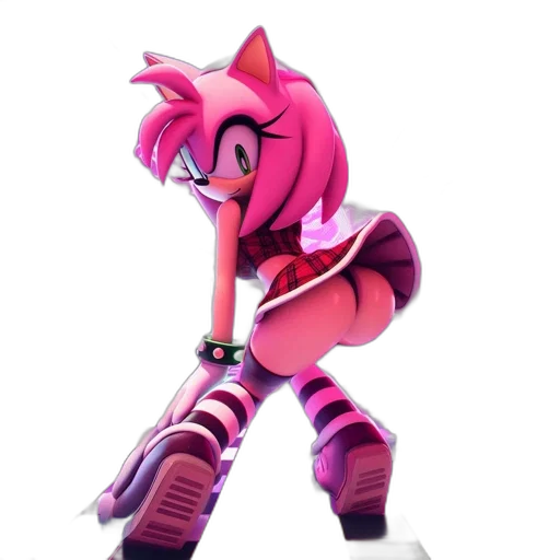 weapon, animal, creature, concept art, 3d render, pixel art, vaporwave, red transparent PNG cut-out