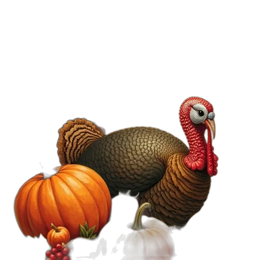 animal, food, creature, 3d render transparent PNG cut-out