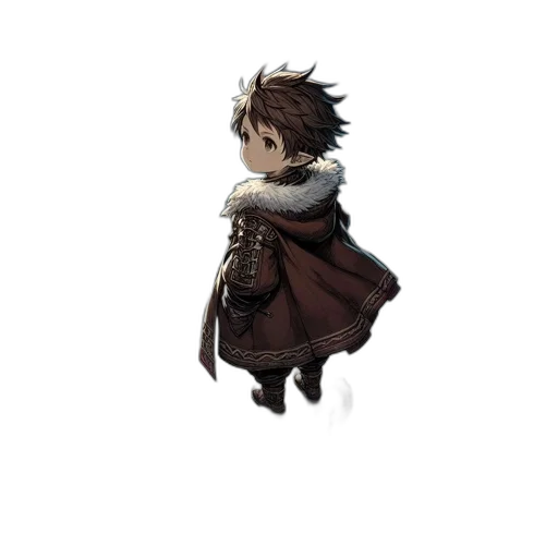 staff, creature, jacket, weapon, concept art, fantasy art, pixel art, 3d render transparent PNG cut-out