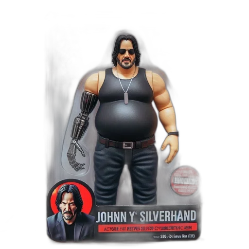 3d render, concept art, comic book art, photorealistic, elevated, edition, 230mm, johnny transparent PNG cut-out