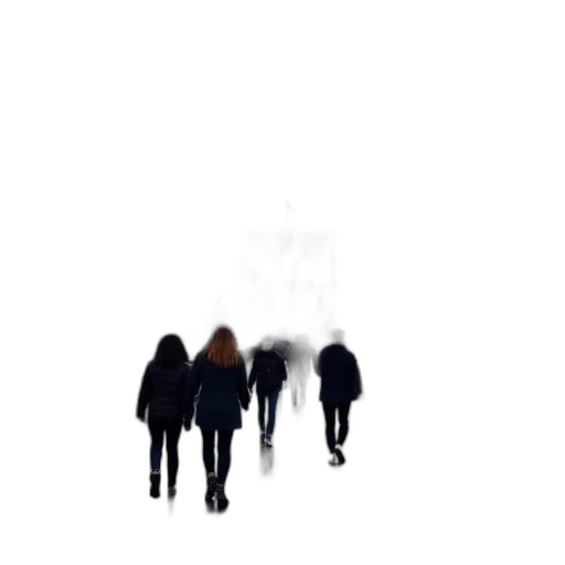 umbrella, jacket, staff, hair, 3d render, concept art, photorealistic, pixel art transparent PNG cut-out
