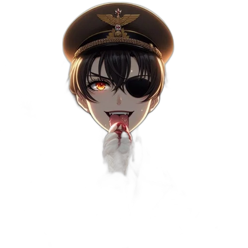 staff, weapon, mask, face, anime, concept art, cartoon, fantasy art transparent PNG cut-out