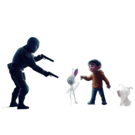 robot, creature, animal, concept art, 3d render, pixel art, fantasy art, outer space transparent PNG cut-out