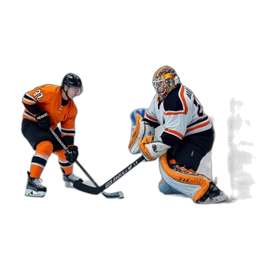 concept art, photorealistic, 3d render, goalie transparent PNG cut-out