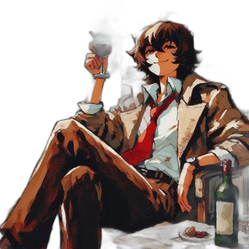 jacket, concept art, comic book art, pixel art, anime, animated, figure, trench transparent PNG cut-out