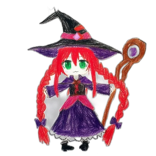 staff, hat, weapon, dragon, fantasy art, pixel art, concept art, anime transparent PNG cut-out