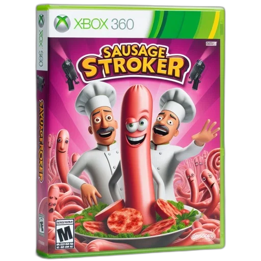 food, concept art, 3d render, fire, vibrantly, colored, game, cover transparent PNG cut-out