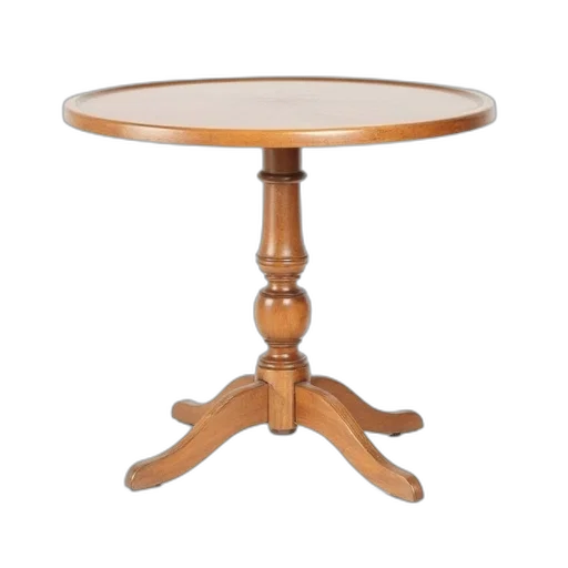 furniture, jewelry, crown, staff, 3d render, wooden, table, round transparent PNG cut-out