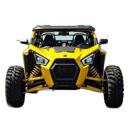 car, 3d render, yellow, 2021 transparent PNG cut-out
