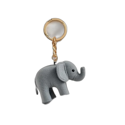 jewelry, animal, 3d render, elephant transparent PNG cut-out