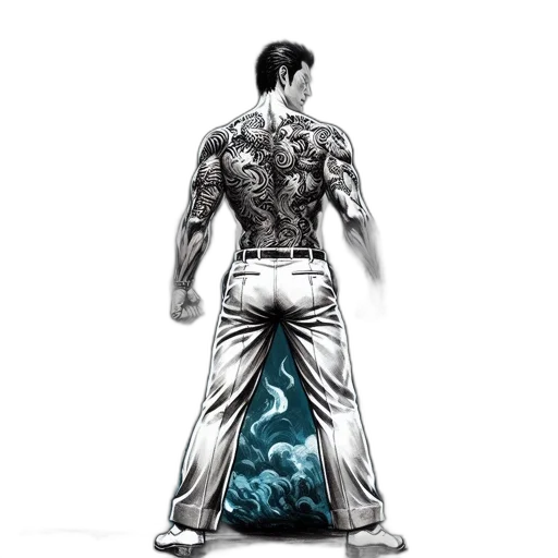 jacket, robot, concept art, photorealistic, comic book art, fantasy art, muscular, man transparent PNG cut-out