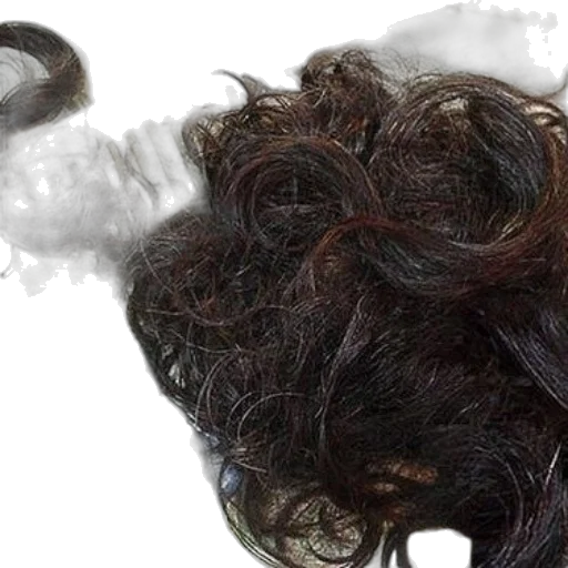 hair, mask, crown, hat, photorealistic, close-up, curly, being transparent PNG cut-out