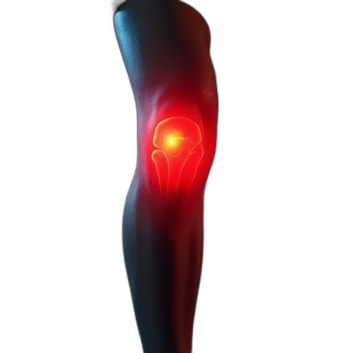 staff, highlighted, image, knee, pain transparent PNG cut-out