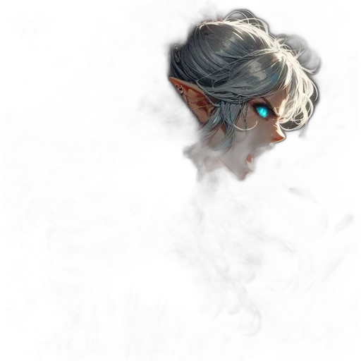dragon, mask, face, staff, fantasy art, concept art, photorealistic, watercolor transparent PNG cut-out