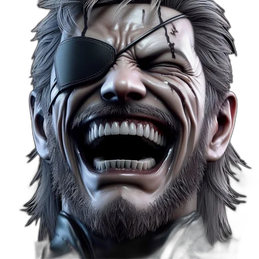 face, mask, weapon, comic book art, concept art, photorealistic, cyberpunk, close-up transparent PNG cut-out