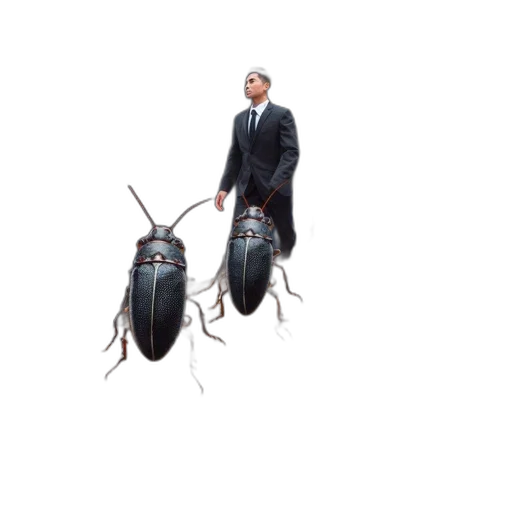 creature, animal, robot, jacket, concept art, pixel art, 3d render, open transparent PNG cut-out