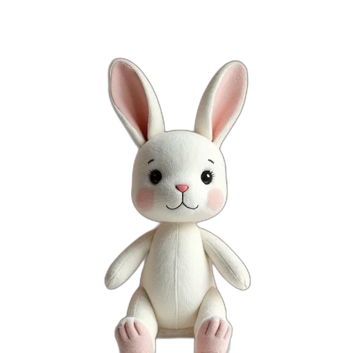 animal, creature, 3d render, concept art, photorealistic, cartoon, beatrix, rabbit transparent PNG cut-out