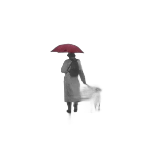 umbrella, hat, dress, staff, concept art, 3d render, pixel art, photorealistic transparent PNG cut-out