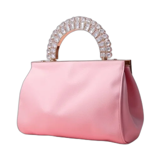 jewelry, 3d render, pastel, pink transparent PNG cut-out
