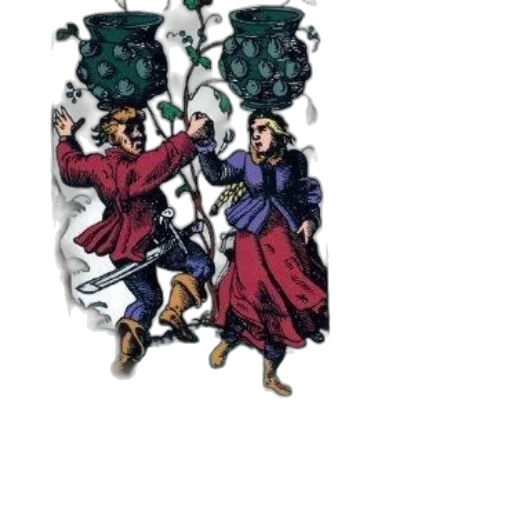 umbrella, staff, sword, concept art, pixel art, fantasy art, comic book art, forest transparent PNG cut-out