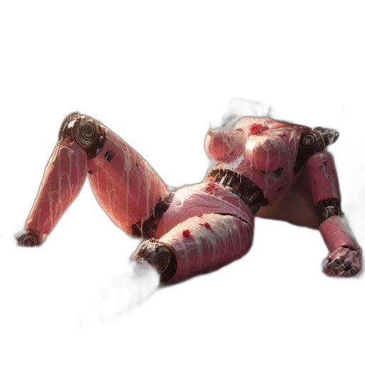 robot, creature, animal, weapon, concept art, 3d render, cyberpunk, photorealistic transparent PNG cut-out