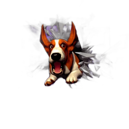 animal, staff, creature, face, pixel art, photorealistic, concept art, 3d render transparent PNG cut-out