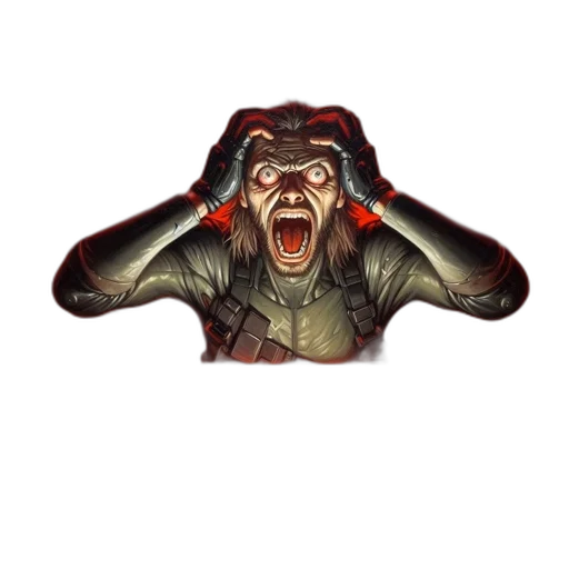 mask, staff, creature, jacket, concept art, pixel art, 3d render, photorealistic transparent PNG cut-out